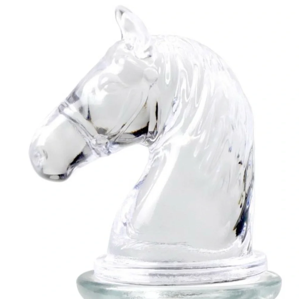 Decanter Horse Target Bullseye Playground. Made out of Glass. New.
